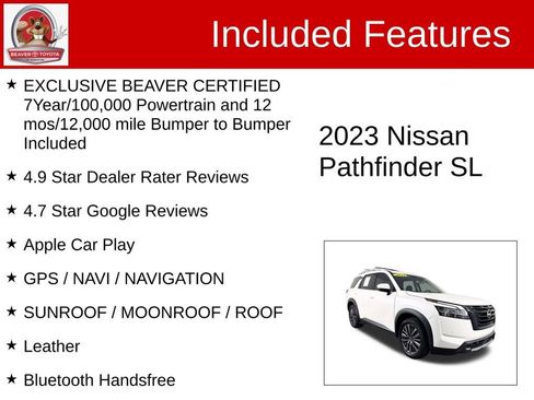 Used 2023 Nissan Pathfinder SL w/ SL Premium Package AWD/4WD image 4