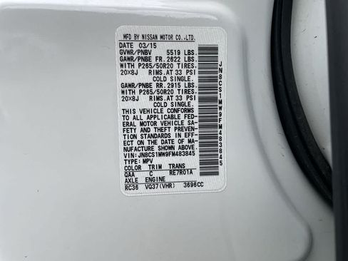 Used 2015 INFINITI QX70 AWD w/ Premium Package image 39