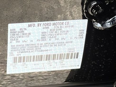 New 2026 Ford Explorer Tremor w/ Tremor Ultimate Package AWD/4WD image 33