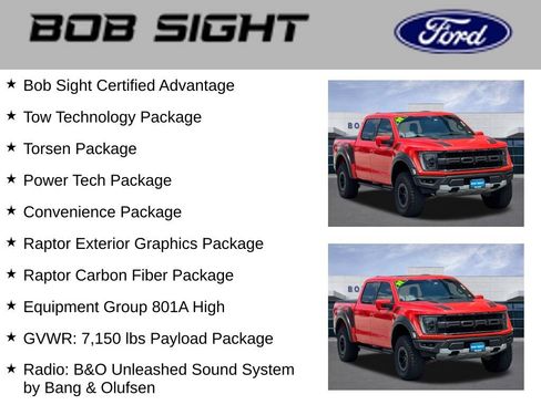 Used 2021 Ford F150 Raptor w/ Equipment Group 801A High AWD/4WD image 3
