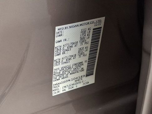 Certified 2023 Nissan Titan PRO-4X w/ Pro-4x Convenience Package image 26