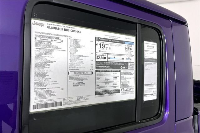 New 2026 Jeep Gladiator Rubicon AWD/4WD image 13