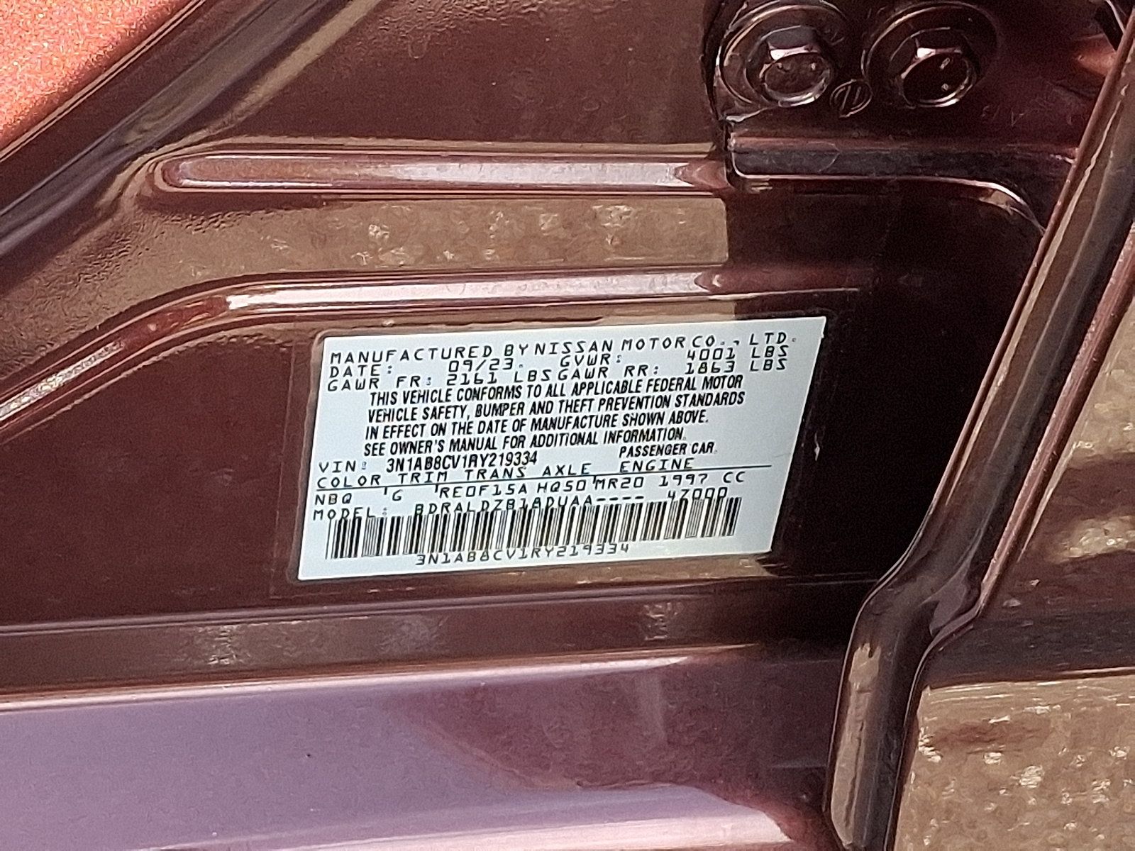 Certified 2024 Nissan Sentra SV w/ All-Weather Package FWD image 25
