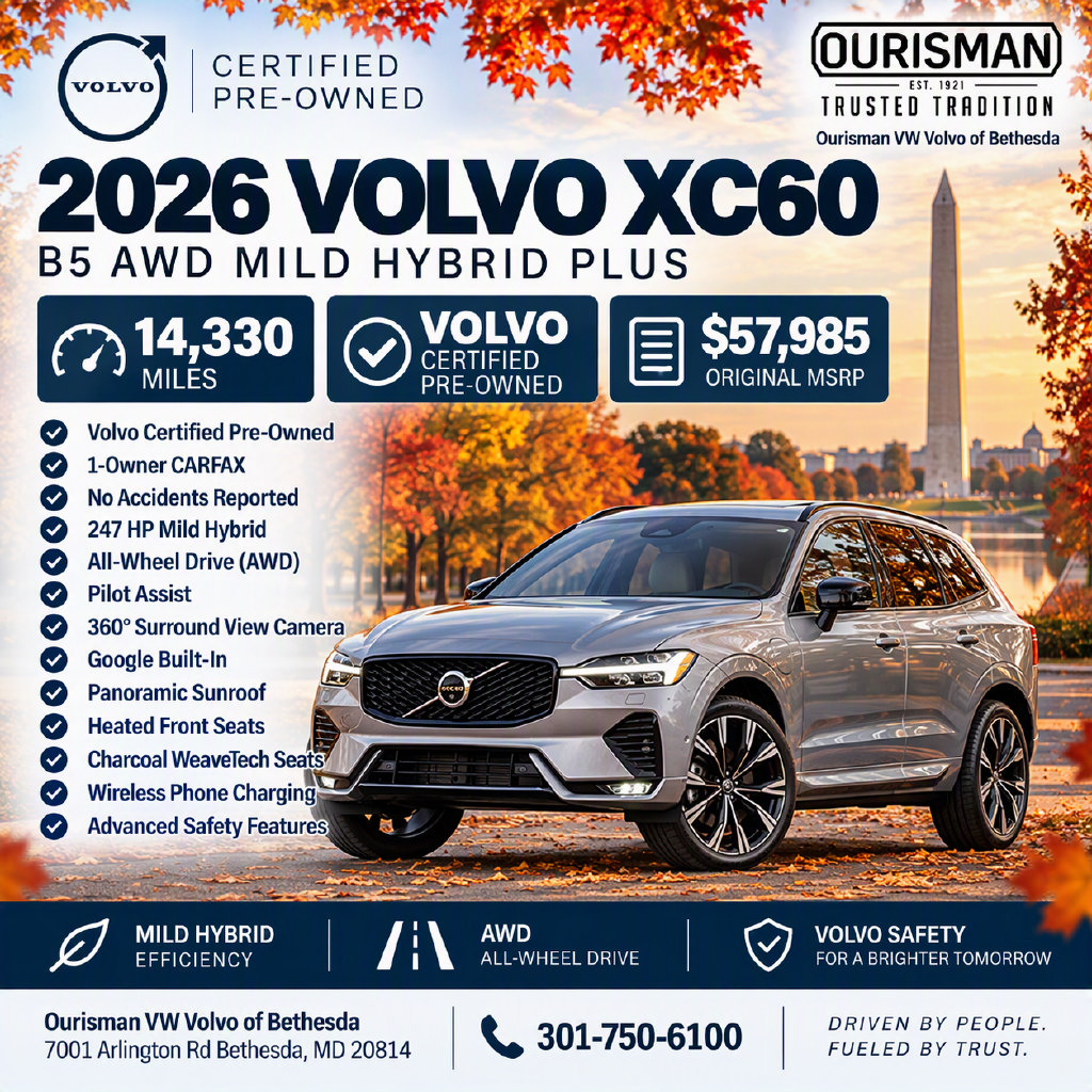 Certified 2026 Volvo XC60 B5 Plus AWD/4WD image 2