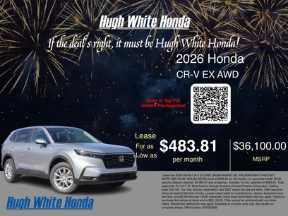 New 2026 Honda CR-V EX