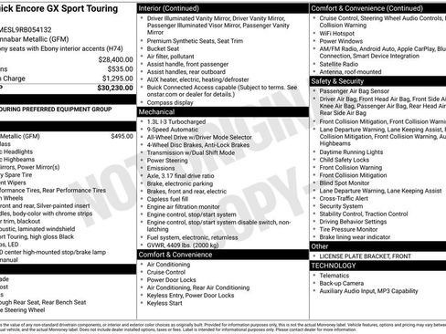 Used 2024 Buick Encore GX Sport Touring image 5