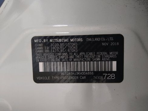 Used 2019 Mitsubishi Mirage GT FWD image 33