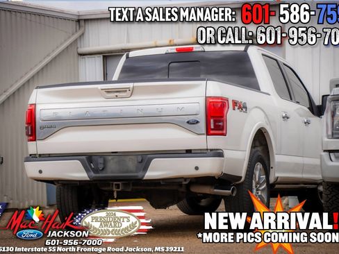 Used 2017 Ford F150 Platinum w/ Equipment Group 701A Luxury image 1