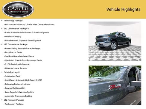 Used 2020 Chevrolet Silverado 3500 LTZ w/ LTZ Premium Package AWD/4WD image 10