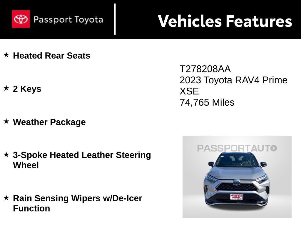 Used 2023 Toyota RAV4 XSE w/ Weather Package AWD/4WD image 11