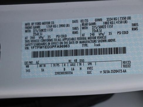 Used 2023 Ford F150 Limited image 31