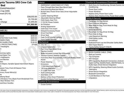 Used 2023 Toyota Tacoma SR5 AWD/4WD image 6