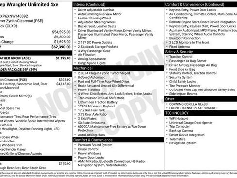 Used 2022 Jeep Wrangler Unlimited Sahara w/ Cold Weather Group image 6