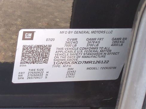 Used 2021 Chevrolet Tahoe Premier w/ Premium Package image 37