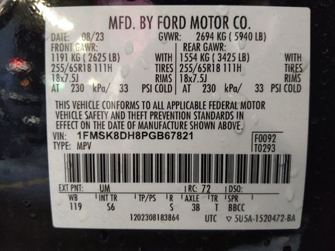 Used 2023 Ford Explorer XLT w/ Equipment Group 202A image 33