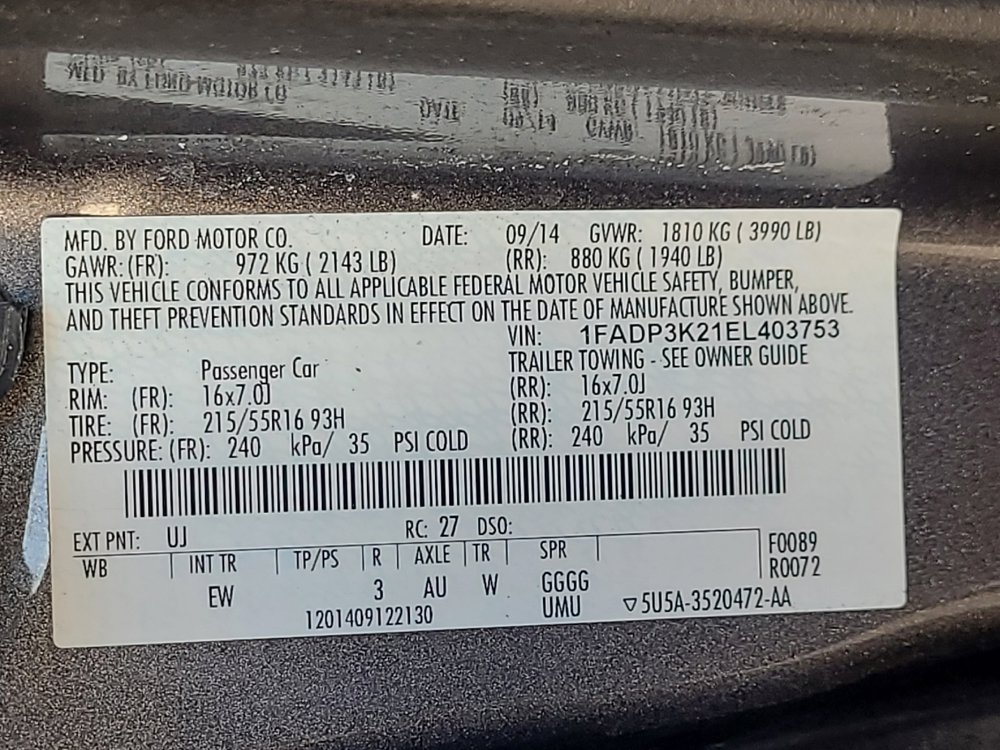 Used 2014 Ford Focus SE w/ SE Winter Package FWD image 33