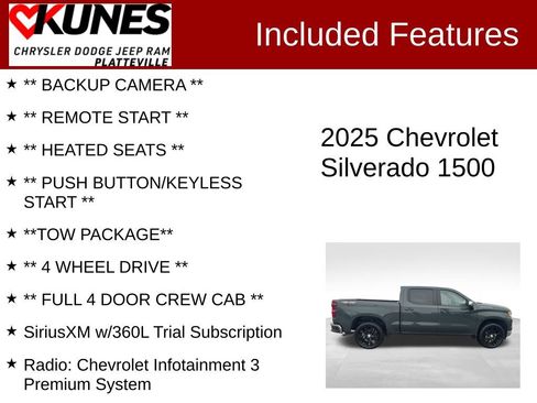 Used 2025 Chevrolet Silverado 1500 LT image 2