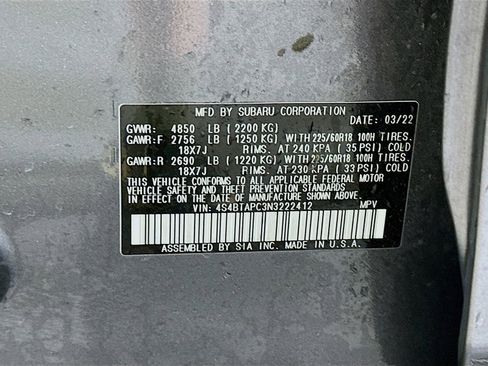 Used 2022 Subaru Outback Touring AWD/4WD image 34
