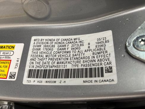 Used 2023 Honda Civic Sport image 27