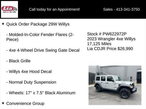 Certified 2023 Jeep Wrangler Unlimited w/ Cold Weather Group AWD/4WD image 11