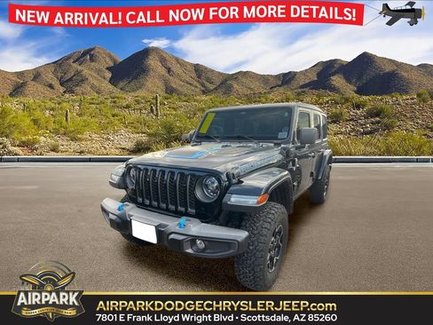 Used 2021 Jeep Wrangler Unlimited Rubicon 4xe w/ Cold Weather Group AWD/4WD image 1