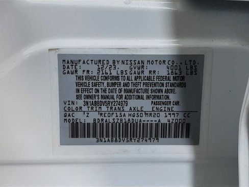 Certified 2024 Nissan Sentra SR w/ SR Premium Package image 28