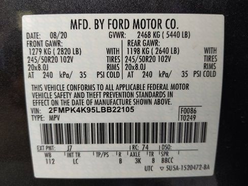 Used 2020 Ford Edge Titanium w/ Class II Trailer Tow Package AWD/4WD image 33
