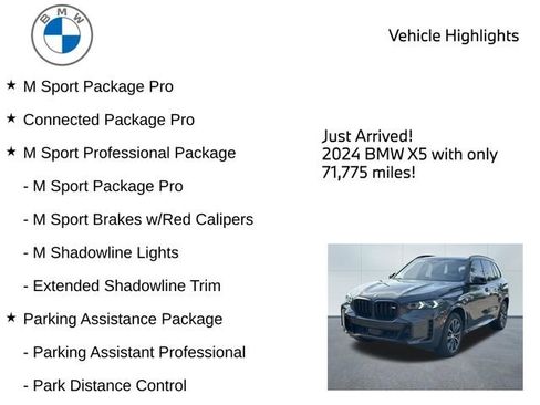 Used 2024 BMW X5 M60i w/ Climate Comfort Package AWD/4WD image 9