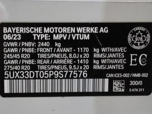 Used 2023 BMW X4 xDrive30i w/ Premium Essential Package AWD/4WD image 9