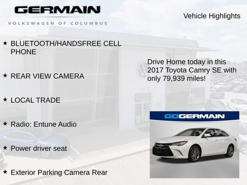 Used 2017 Toyota Camry SE image 6