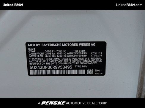 Used 2024 BMW X3 sDrive30i w/ Convenience Package RWD image 15