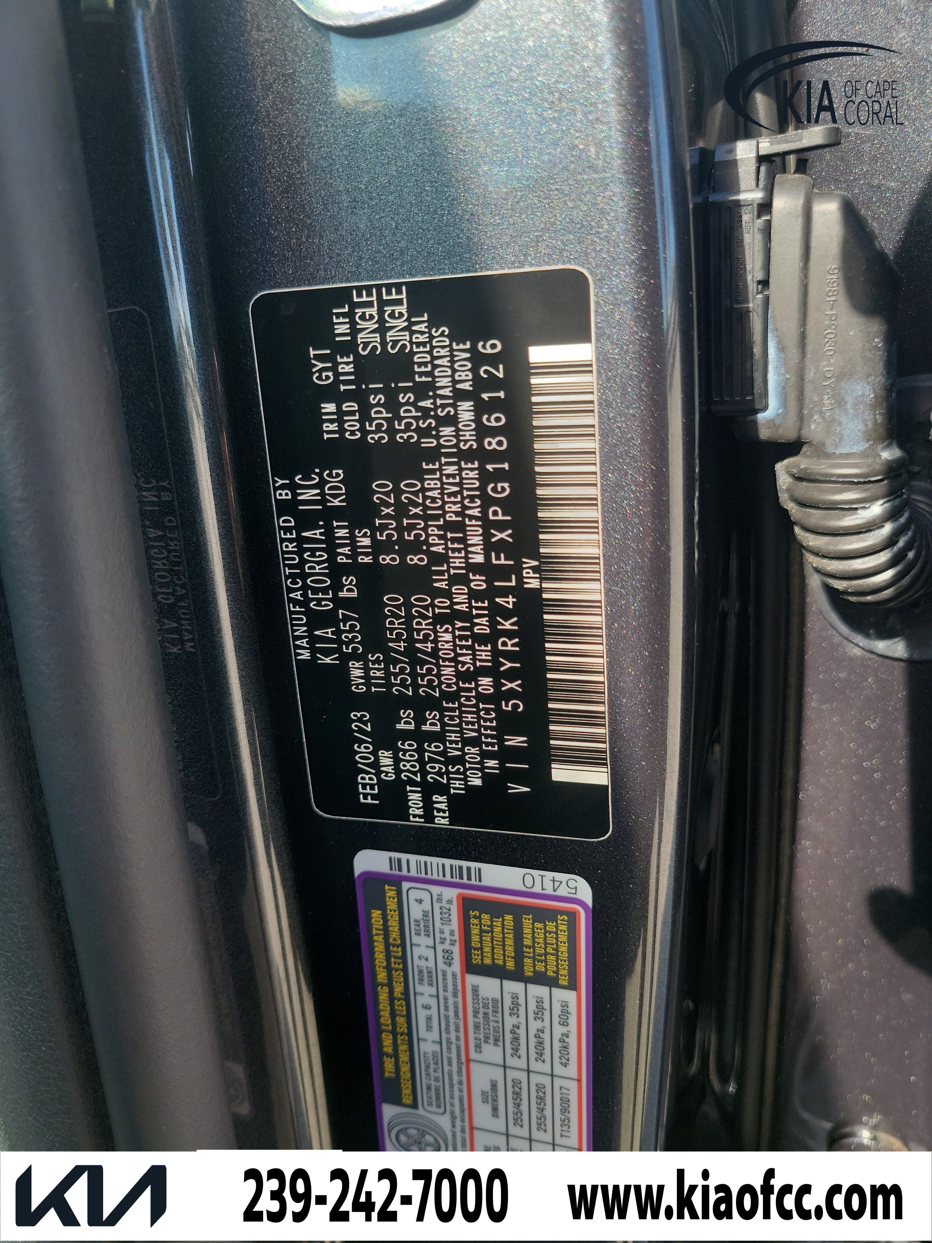 Certified 2023 Kia Sorento SX FWD image 32