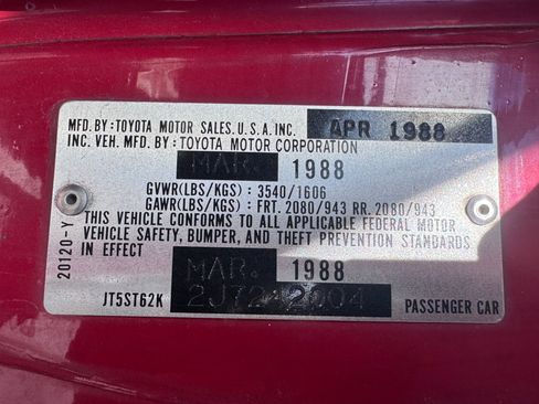 Used 1988 Toyota Celica GT FWD image 5