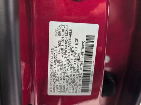 New 2026 Honda Ridgeline RTL image 35