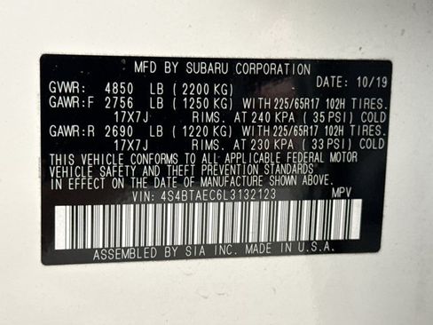 Used 2020 Subaru Outback Premium w/ Popular Package #1 AWD/4WD image 21