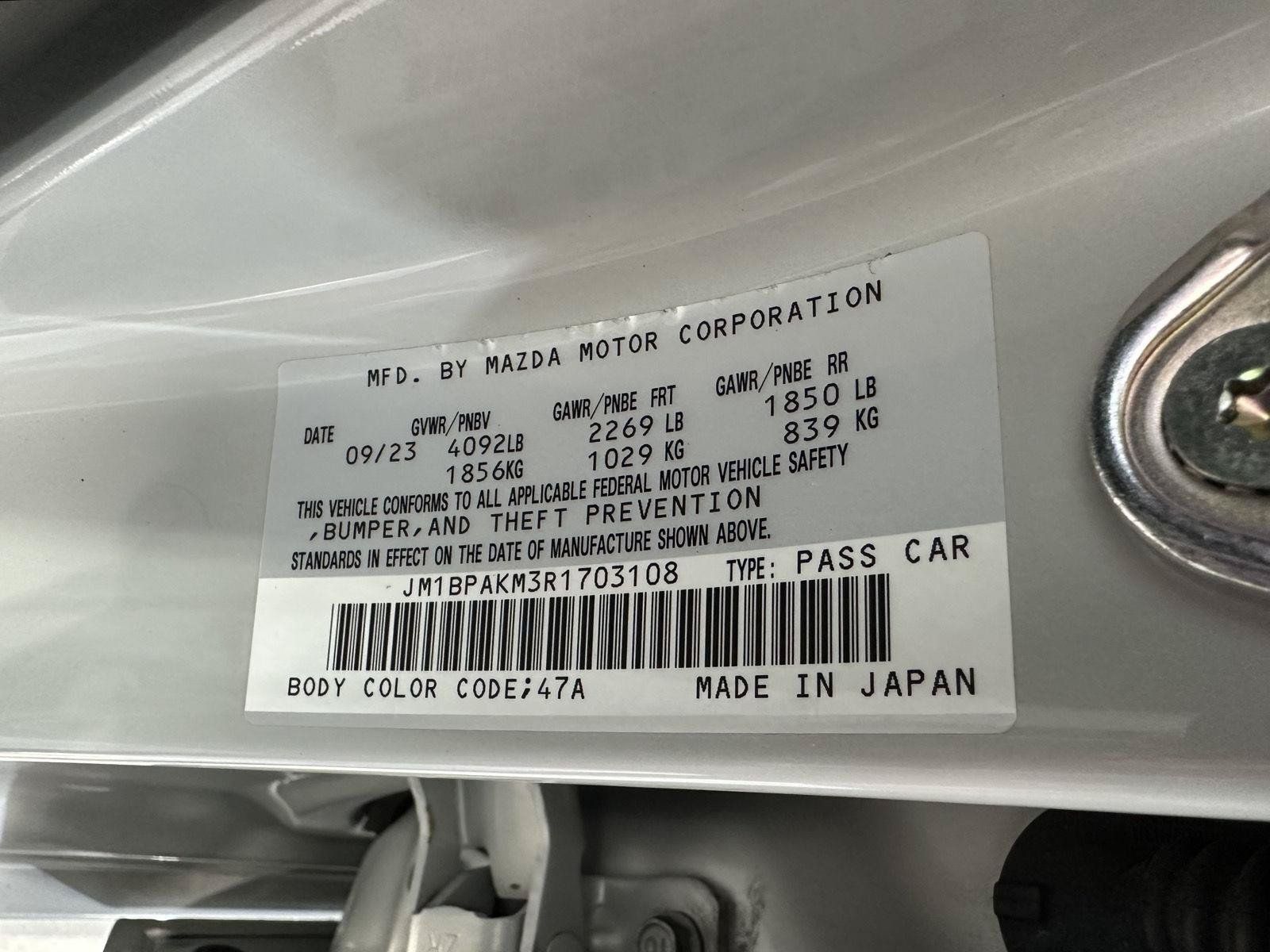 Used 2024 MAZDA MAZDA3 s FWD image 16