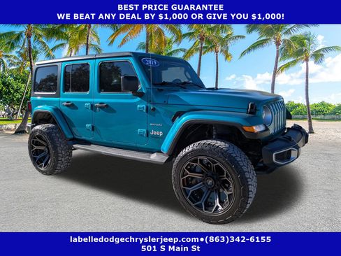Used 2019 Jeep Wrangler Unlimited Sahara image 1