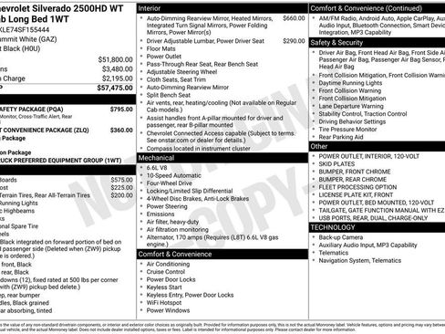 Used 2025 Chevrolet Silverado 2500 W/T w/ WT/CX Safety Package AWD/4WD image 13