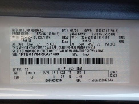 Used 2024 Ford Transit 250 Low Roof w/ Exterior Upgrade Package RWD image 22