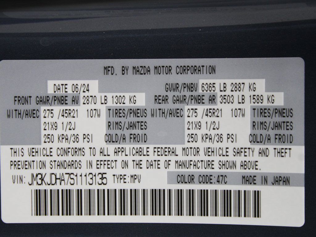 Used 2025 MAZDA CX-70 Plug-In Hybrid w/ Premium Pkg AWD/4WD image 60