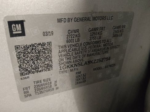 Used 2019 GMC Acadia SLE image 33