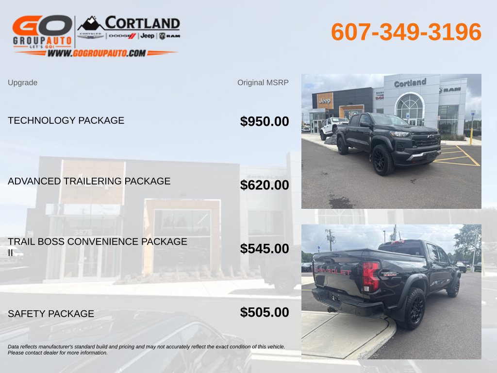Used 2024 Chevrolet Colorado Trail Boss w/ Technology Package AWD/4WD image 5
