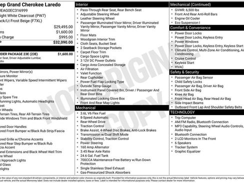 Used 2014 Jeep Grand Cherokee Laredo w/ Quick Order Package 23E RWD image 5