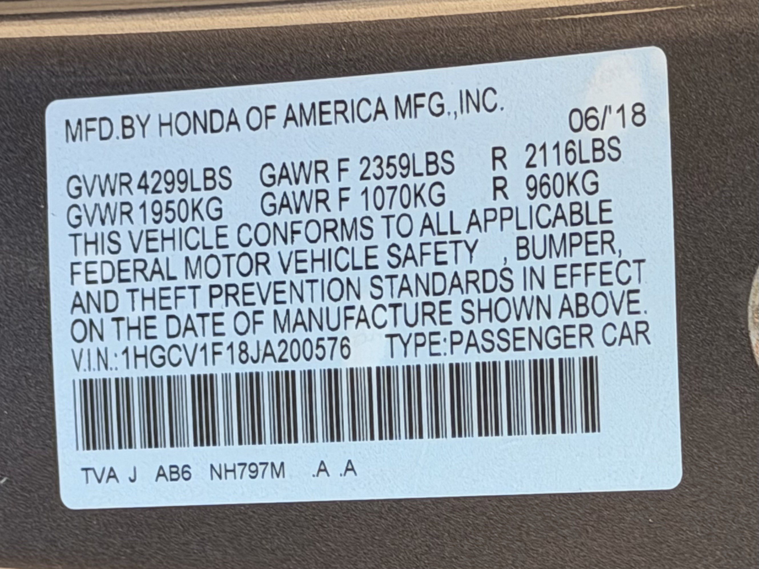 Certified 2018 Honda Accord LX image 28