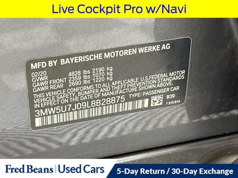 Used 2020 BMW M340i w/ Parking Assistance Package RWD image 38