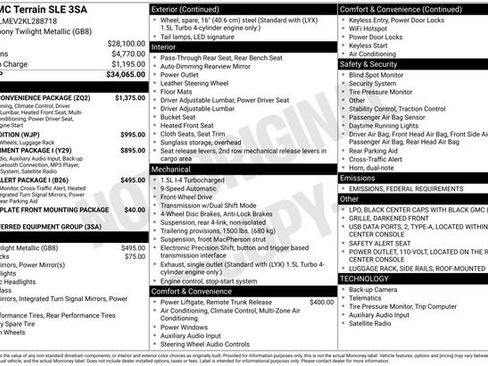 Used 2019 GMC Terrain SLE w/ Driver Convenience Package image 12