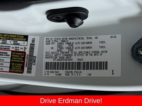 Used 2023 Toyota Tundra Limited w/ Power Package RWD image 32