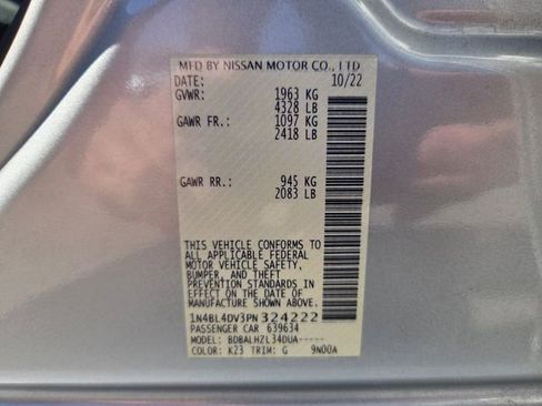 Used 2023 Nissan Altima 2.5 SV image 21