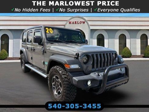Certified 2020 Jeep Wrangler Unlimited Sport S AWD/4WD image 1