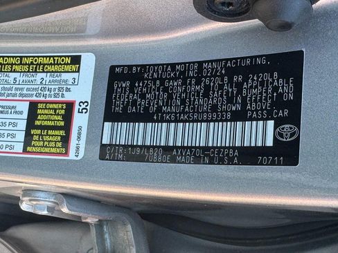 Used 2024 Toyota Camry XSE FWD image 23
